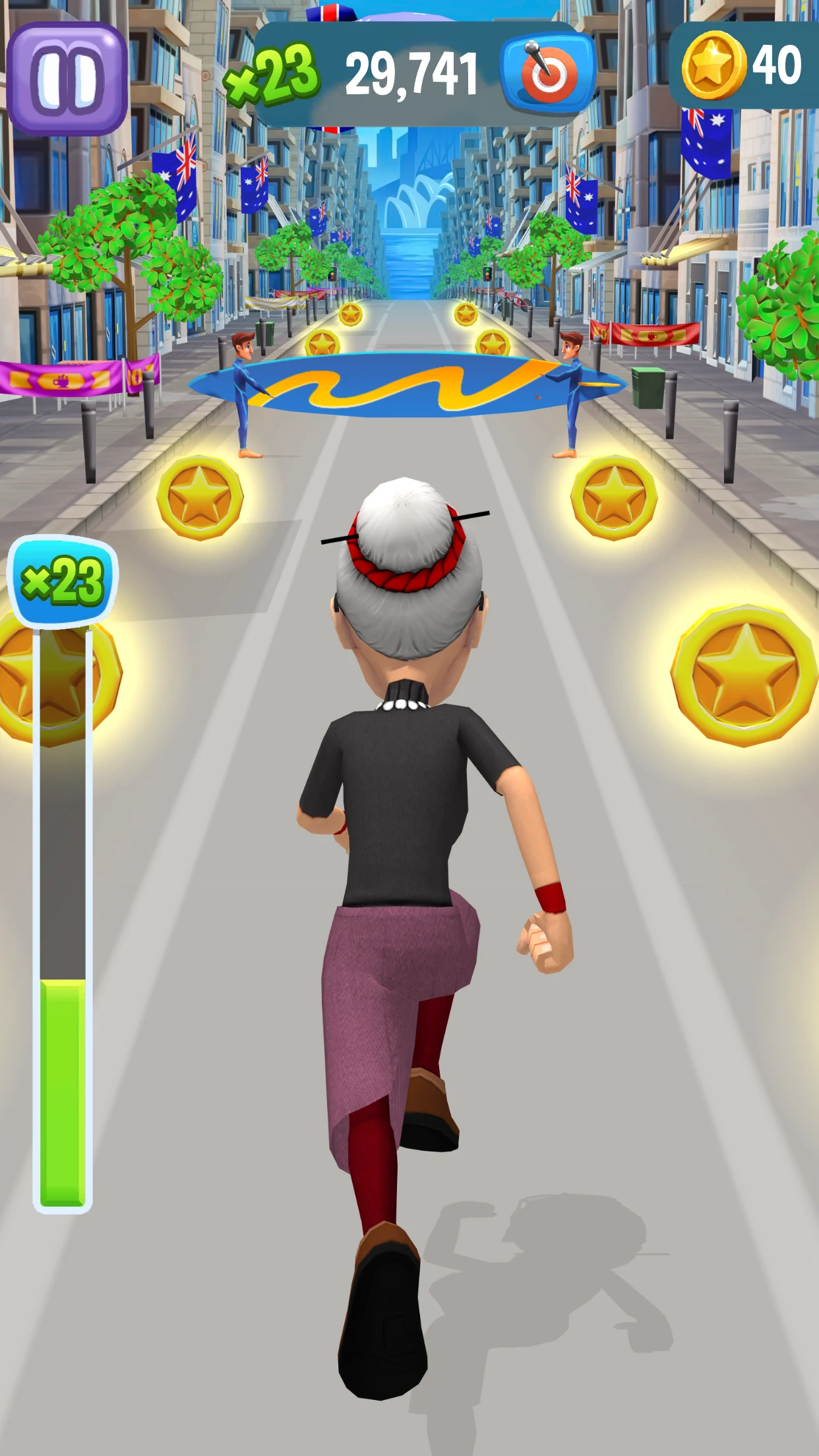 Angry Gran Run - Running Game screenshot